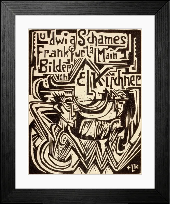 Framed Print : Ludwig Schames, Frankfurt am Main: Pictures by E Framed Print : Ludwig Schames, Frankfurt am Main: Pictures by E