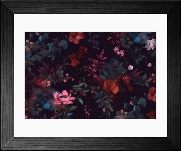 Framed Print : peony wallpaper bouquet graphic burgundy flower decoration background dark vintage nature. Generative AI Framed Print : peony wallpaper bouquet graphic burgundy flower decoration background dark vintage nature. Generative AI