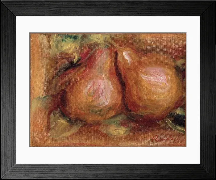 Framed Print : Pears. Les Poires. Pierre-Auguste Renoir (1841-1919). Oil On Canvas, Circa 1915
