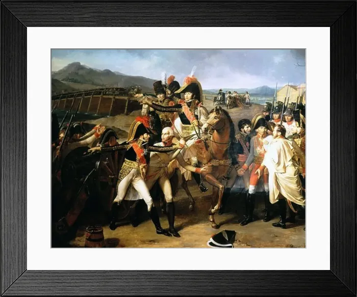 Framed Print : Surprise attack on Tabour bridge over Danube Framed Print : Surprise attack on Tabour bridge over Danube