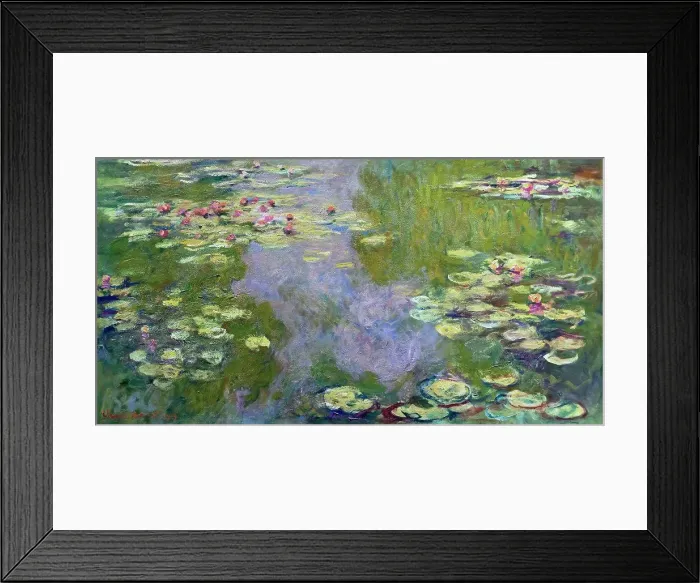 Framed Print : Water Lilies, Claude Monet, 1919, Metropolitan Museum of Art, Manhattan, New York City, USA, North America Framed Print : Water Lilies, Claude Monet, 1919, Metropolitan Museum of Art, Manhattan, New York City, USA, North America