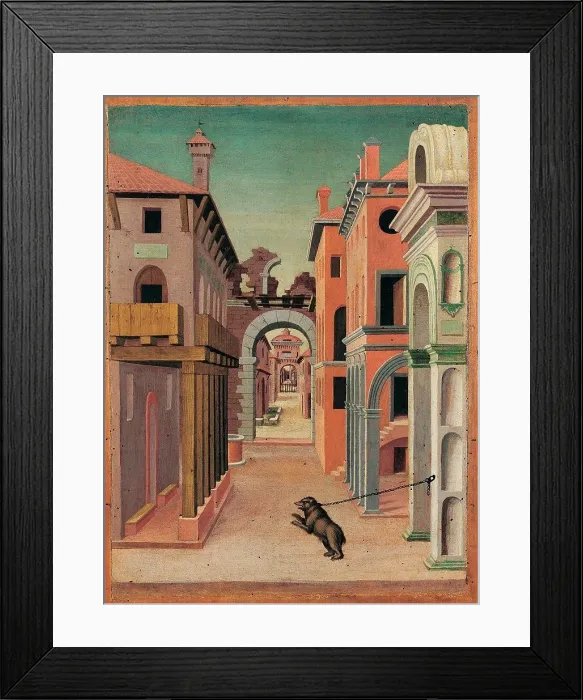 Framed Print : City View (Scenography), by attributed Serlio Sebastiano Framed Print : City View (Scenography), by attributed Serlio Sebastiano