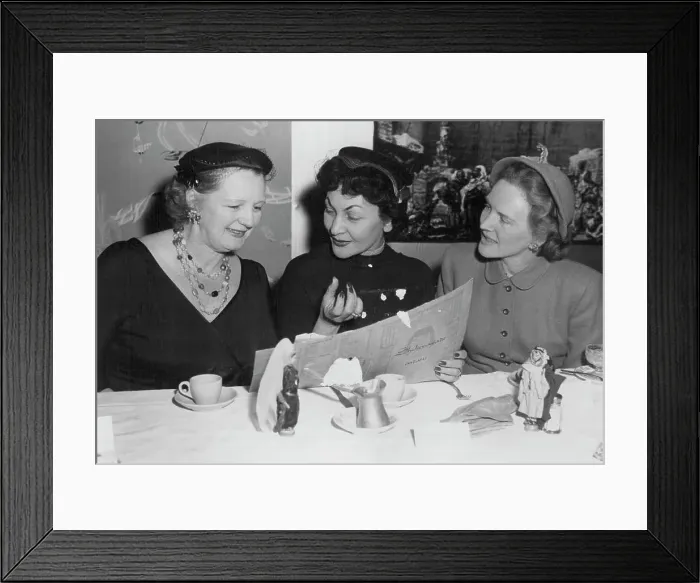 Framed Print : 1954 - Another Year Of Progress -- She is shown in Washington