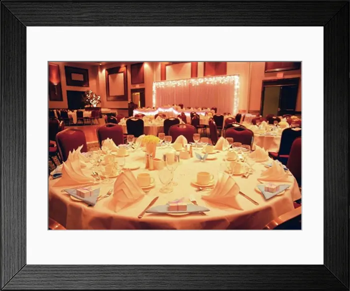 Framed Print : A formal dining room Framed Print : A formal dining room