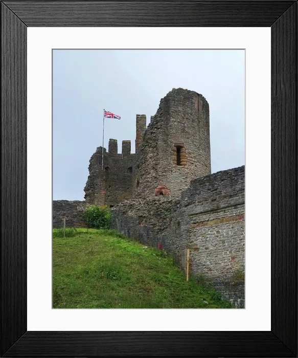 Framed Print : reconstructed model of Dudley Castle