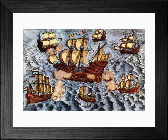 Framed Print : After A Dutch spy, Jan Huyghen van Linschoten Framed Print : After A Dutch spy, Jan Huyghen van Linschoten