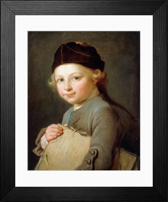 Framed Print : Portrait of a Young Boy, half-length Framed Print : Portrait of a Young Boy, half-length