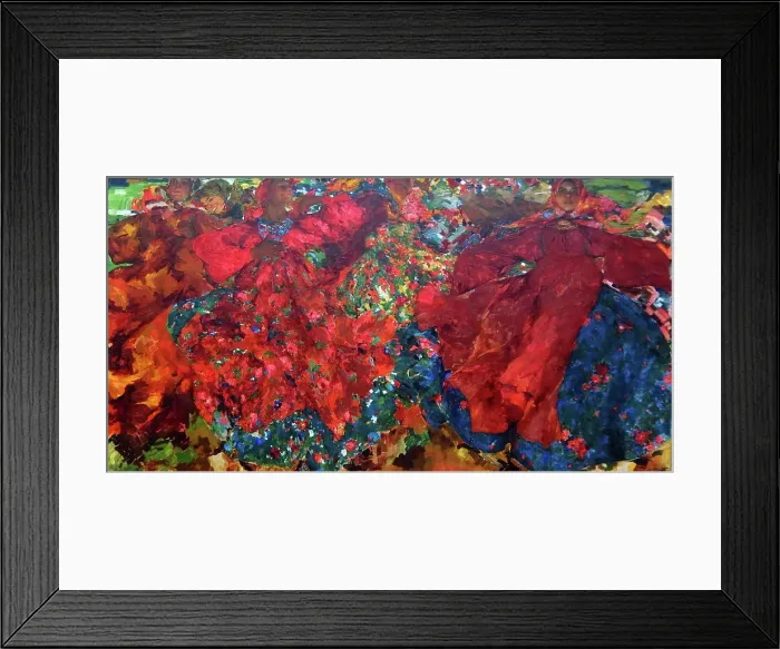 Framed Print : Painting titled The Whirlwind by Filipp Malyavin