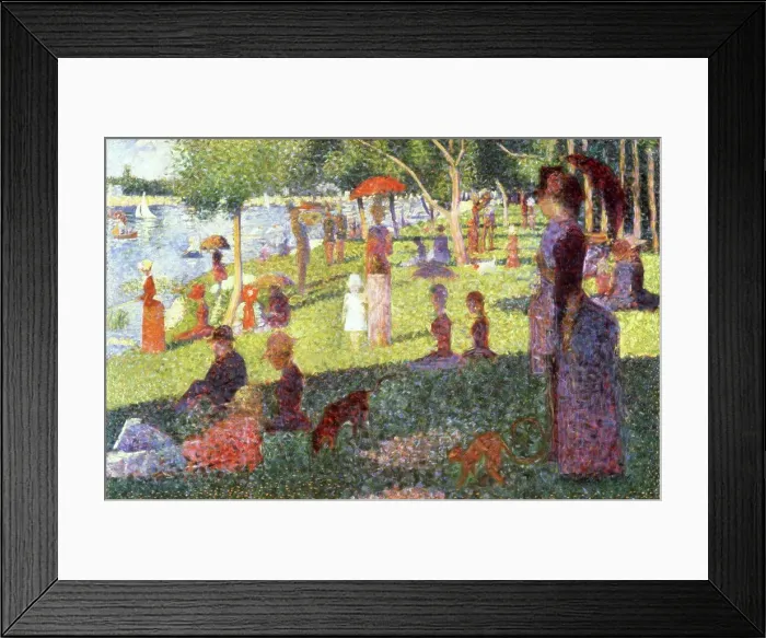 Framed Print : Sunday Afternoon on the Island of La Grande Jatte (Study) 1884-1886 Georges Seurat (1859-1891 French) Oil on canvas Framed Print : Sunday Afternoon on the Island of La Grande Jatte (Study) 1884-1886 Georges Seurat (1859-1891 French) Oil on canvas