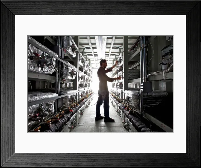 Framed Print : Cold Fusion plant containing E-cat connected in series Framed Print : Cold Fusion plant containing E-cat connected in series