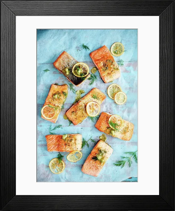 Framed Print : Salmon fillets Framed Print : Salmon fillets