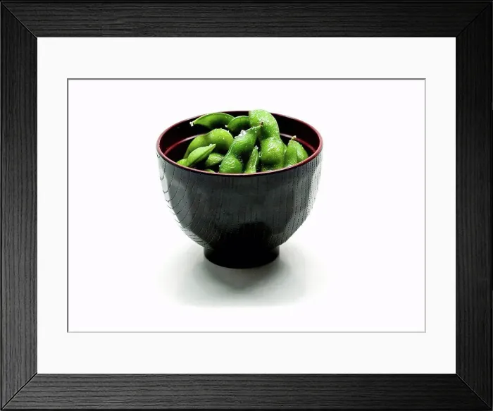 Framed Print : Close up of bowl of Japanese food