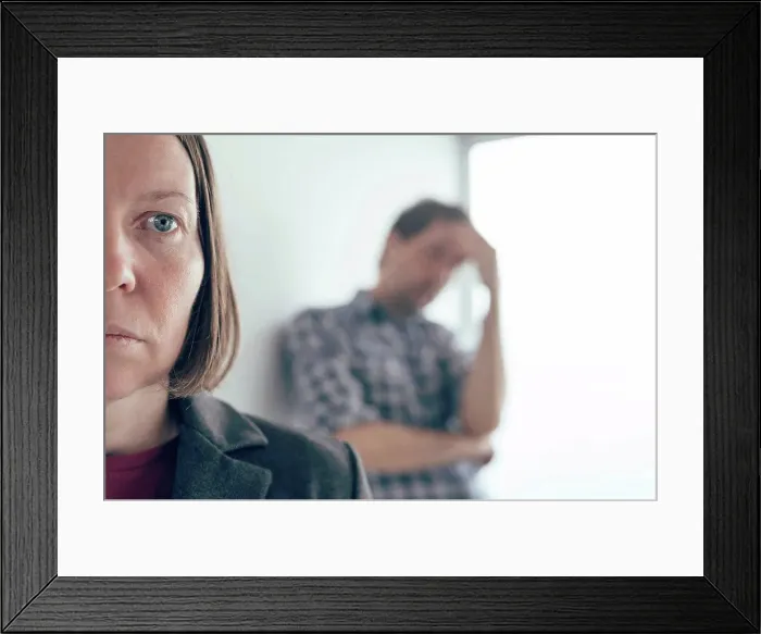 Framed Print : Relationship troubles