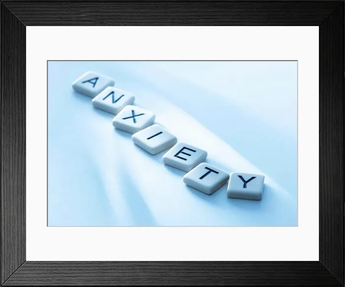 Framed Print : Anxiety, conceptual image Framed Print : Anxiety, conceptual image