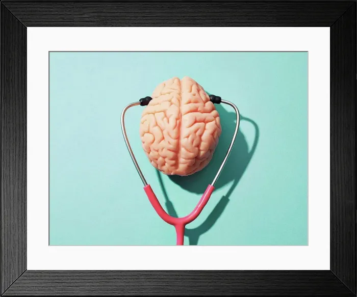 Framed Print : Mental health, conceptual image Framed Print : Mental health, conceptual image