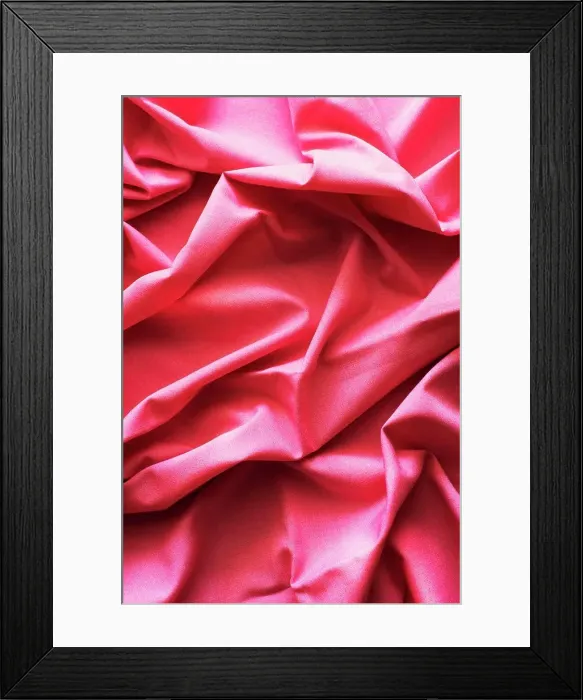 Framed Print : Wrinkled pink textile Framed Print : Wrinkled pink textile