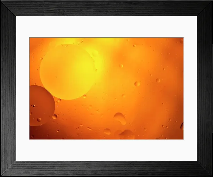 Framed Print : Circles and Bars Round Shapes and Bumps Background