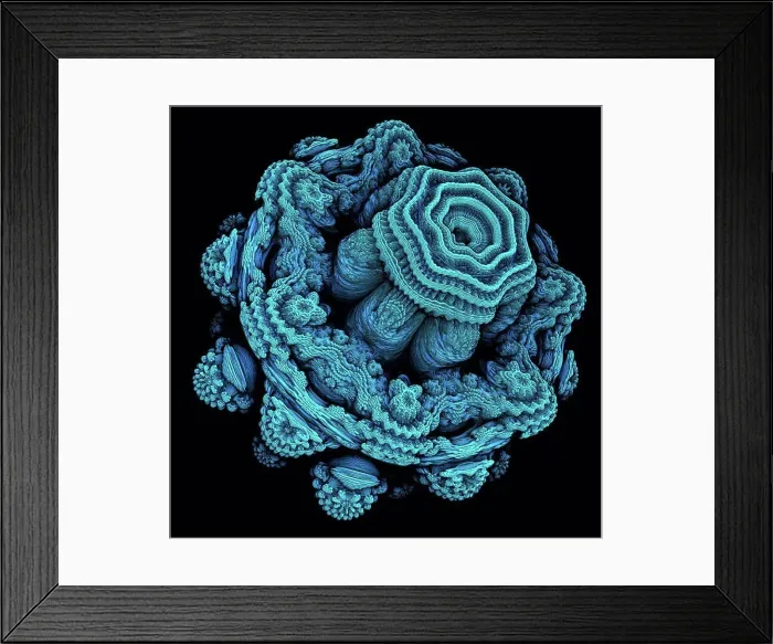 Framed Print : Mandelbulb 3D fractal structure Framed Print : Mandelbulb 3D fractal structure