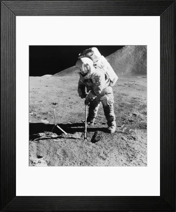Framed Print : Astronaut James Irwin, Apollo 15, 1971 Framed Print : Astronaut James Irwin, Apollo 15, 1971