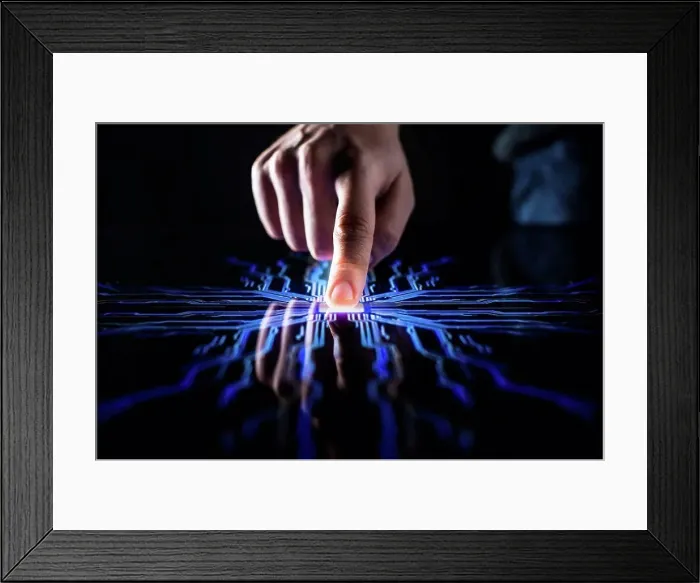 Framed Print : Artificial intelligence, conceptual image Framed Print : Artificial intelligence, conceptual image