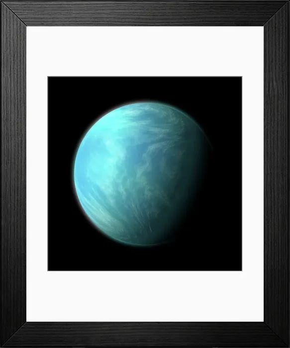 Framed Print : Artist's depiction of Kepler 22b