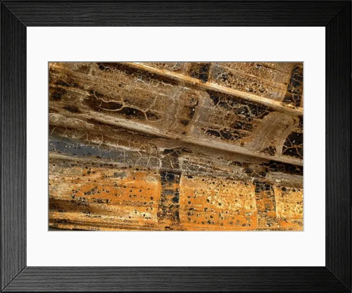 Framed Print : Detail of burnt building Framed Print : Detail of burnt building