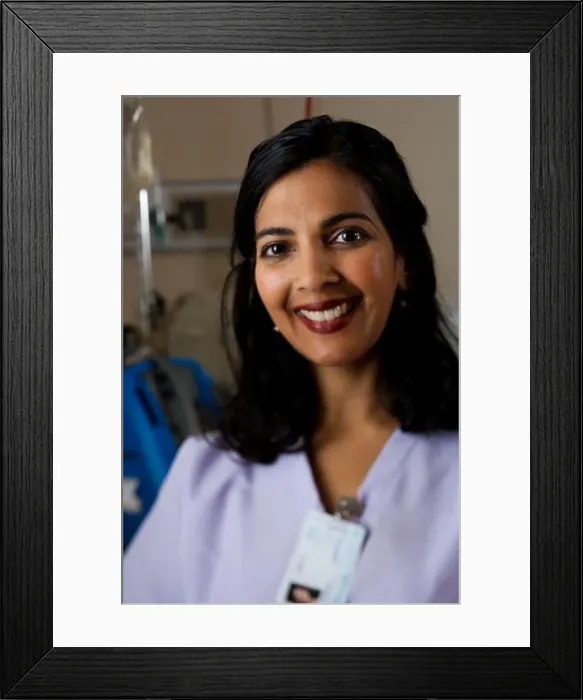 Framed Print : Close up of nurse Framed Print : Close up of nurse