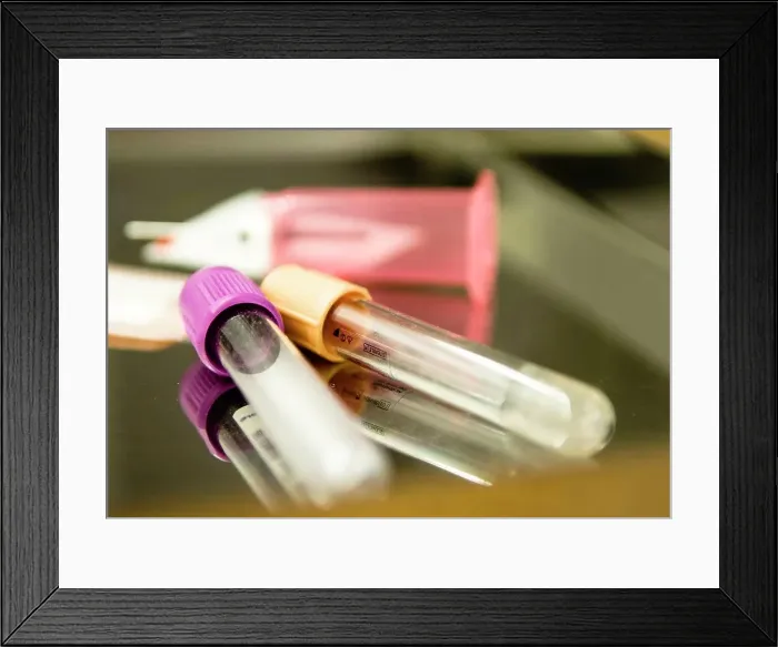 Framed Print : Test tubes Framed Print : Test tubes