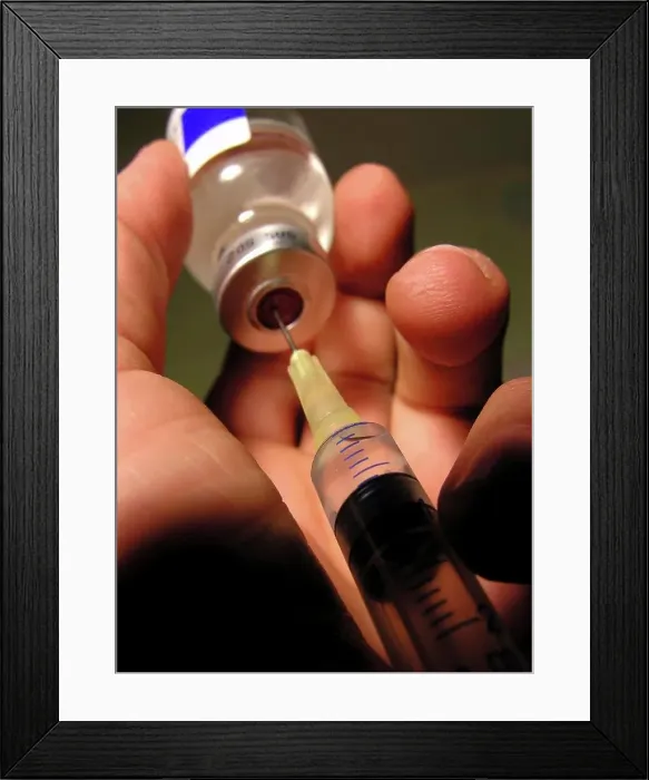 Framed Print : Ampoule Framed Print : Ampoule