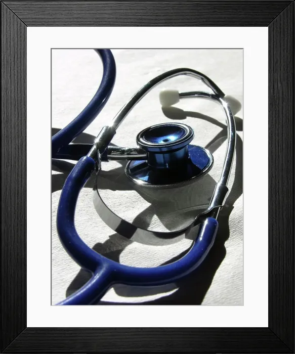 Framed Print : Stethoscope