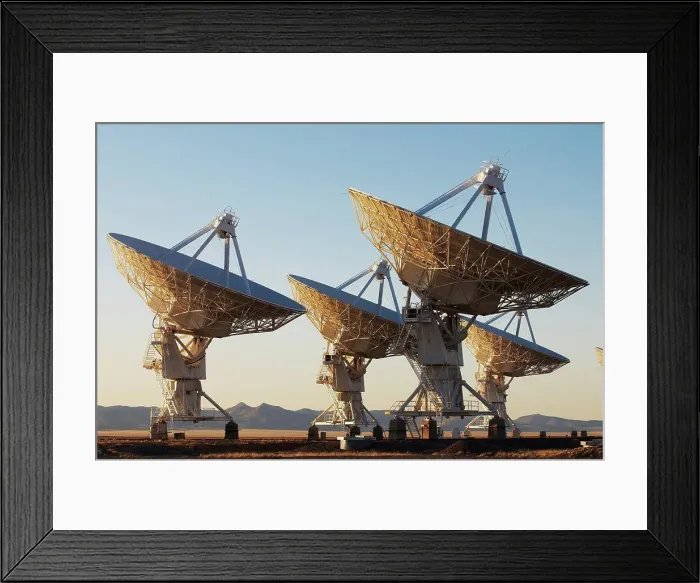 Framed Print : Radio telescopes in a field, Very Large Array, National Radio Astronomy Observatory, Socorro, New Mexico, USA Framed Print : Radio telescopes in a field, Very Large Array, National Radio Astronomy Observatory, Socorro, New Mexico, USA