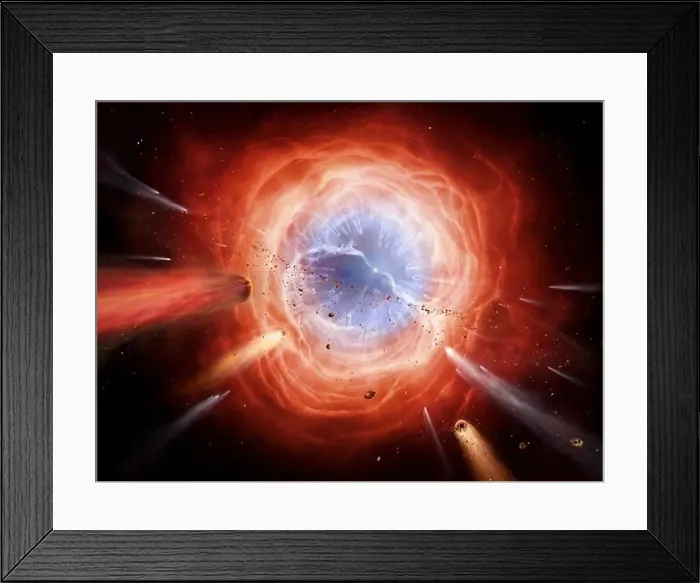 Framed Print : A planetary nebula is forming as the star expells its outer layers Framed Print : A planetary nebula is forming as the star expells its outer layers