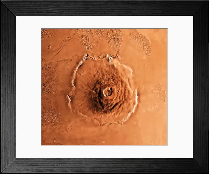 Framed Print : Olympus Mons, Mars, from Viking Orbiter Framed Print : Olympus Mons, Mars, from Viking Orbiter