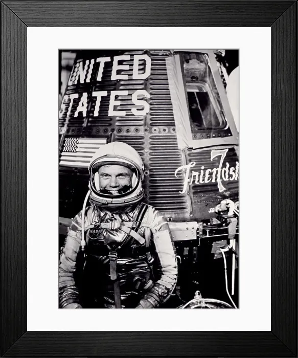 Framed Print : John H. Glenn Jr. Mercury-Atlas 6 Friendship 7 Craft, 1962