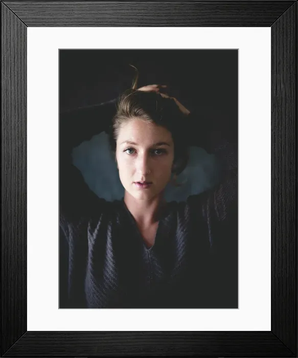 Framed Print : Portrait of young woman Framed Print : Portrait of young woman