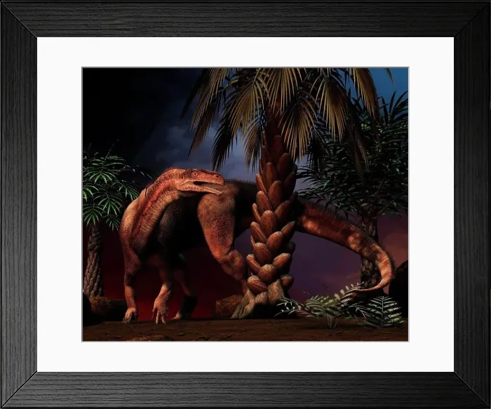 Framed Print : Plateosaurus was a plateosaurid dinosaur that lived during the Late Triassic period around 214 to 204 million years ago Framed Print : Plateosaurus was a plateosaurid dinosaur that lived during the Late Triassic period around 214 to 204 million years ago