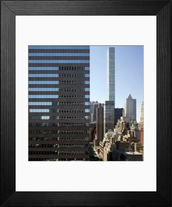 Framed Print : View of New York skyline. New York Cityscapes 2017, New York City, United States. Architect: various, 2017