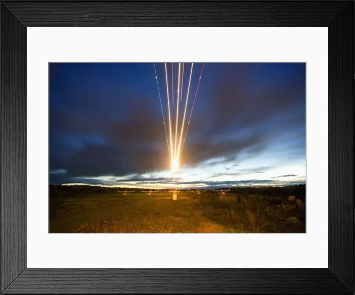 Framed Print : Light phenomenon on the sky, Sweden Framed Print : Light phenomenon on the sky, Sweden