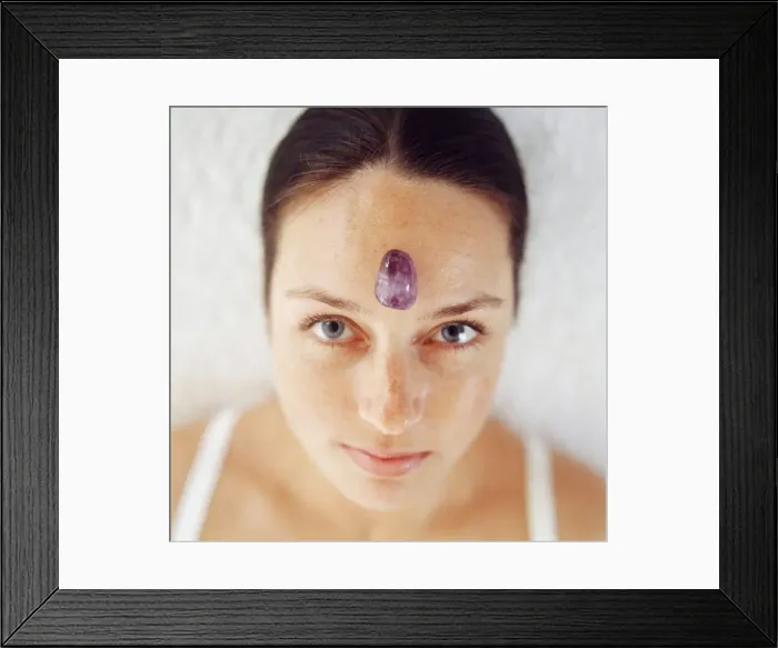 Framed Print : Healing crystal Framed Print : Healing crystal