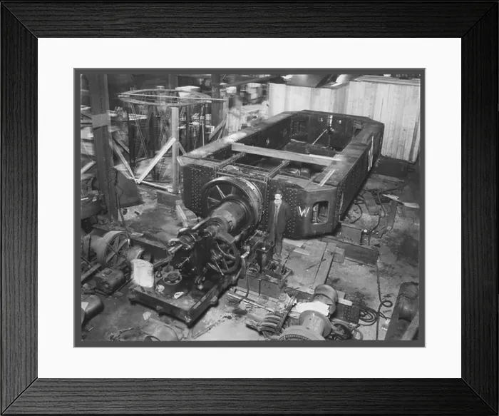 Framed Print : YOKE OF 100-INCH TELESCOPE & UPPER SECTION OF TELESCOPE TUBE AT FORE RIVER SHIPYARDS IN QUINCY, MASSACHUSETTS Framed Print : YOKE OF 100-INCH TELESCOPE & UPPER SECTION OF TELESCOPE TUBE AT FORE RIVER SHIPYARDS IN QUINCY, MASSACHUSETTS
