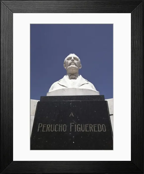 Framed Print : Low angle view of a statue, Bust of Perucho Figueredo, Bayamo, Cuba Framed Print : Low angle view of a statue, Bust of Perucho Figueredo, Bayamo, Cuba