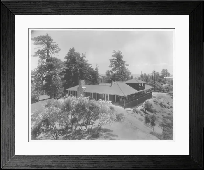 Framed Print : MT. WILSON HOTEL Framed Print : MT. WILSON HOTEL