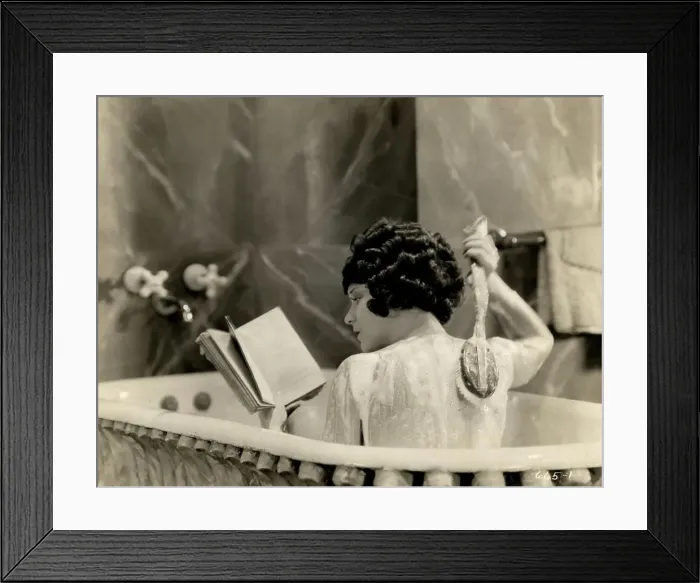 Framed Print : Woman taking bath Framed Print : Woman taking bath