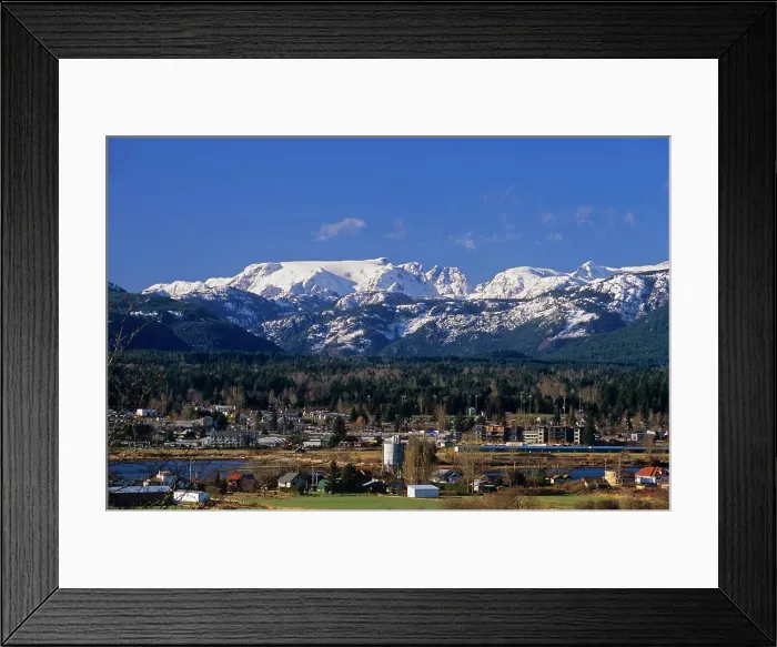 Framed Print : Scenic of farm land, Comox estuary Framed Print : Scenic of farm land, Comox estuary