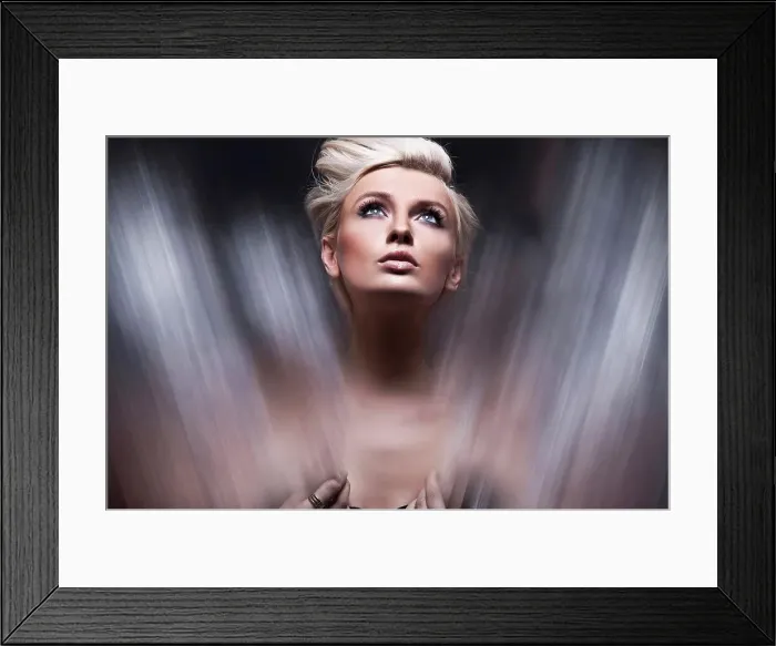 Framed Print : Beautiful Young Woman Portrait Framed Print : Beautiful Young Woman Portrait