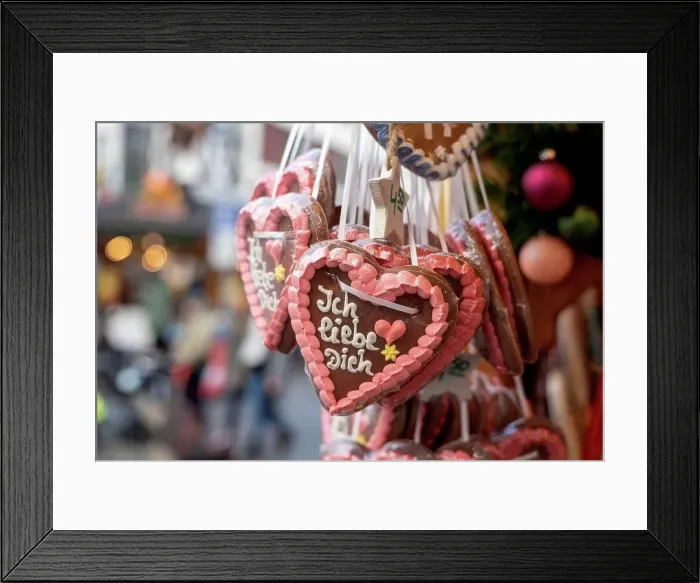 Framed Print : Gingerbread, Christmas market, Magdeburg, Saxony-Anhalt, Germany Framed Print : Gingerbread, Christmas market, Magdeburg, Saxony-Anhalt, Germany