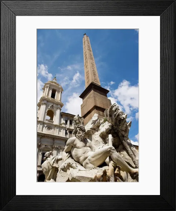 Framed Print : Piazza navonna rome Framed Print : Piazza navonna rome