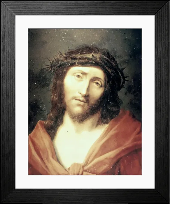 Framed Print : The Crown of Thorns Carlo Dolci (1616-1686 Italian)