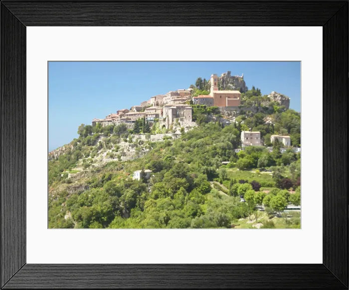 Framed Print : The hillside town of Eze, French Riviera, France Framed Print : The hillside town of Eze, French Riviera, France