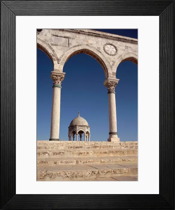 Framed Print : Large arch and columns Framed Print : Large arch and columns